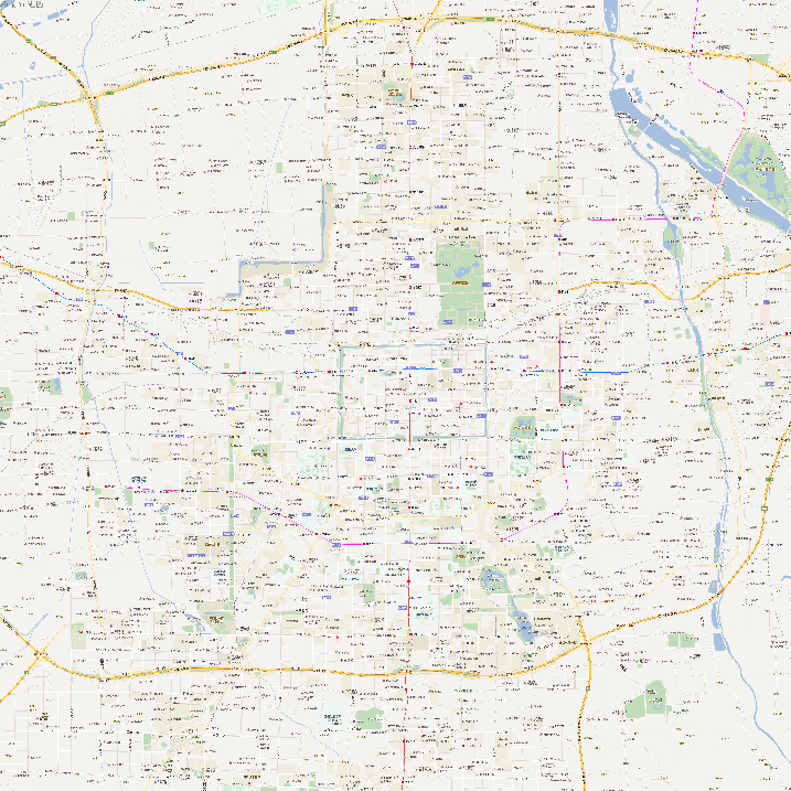 西安市地图